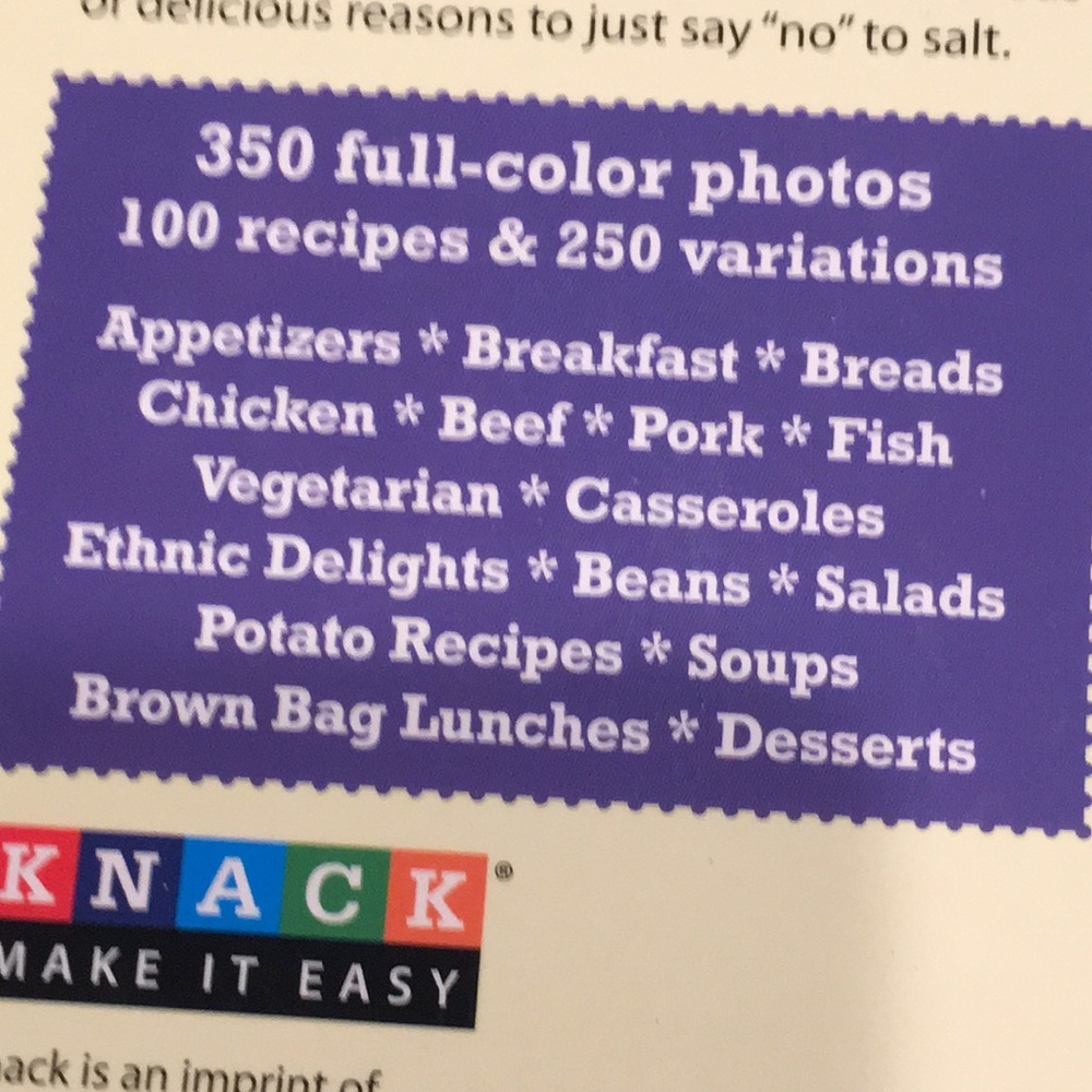 🔴 Knack | Low Salt Cooking Cookbook - Picture 2 of 9